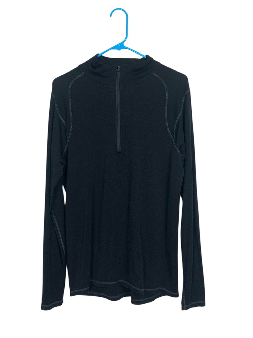 Smartwool long sleeve black merino wool bae layer size large